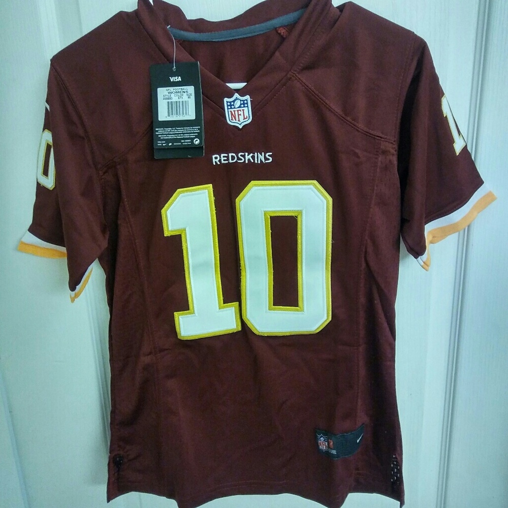 Women's Medium Redskins Jersey #10 New With Tags